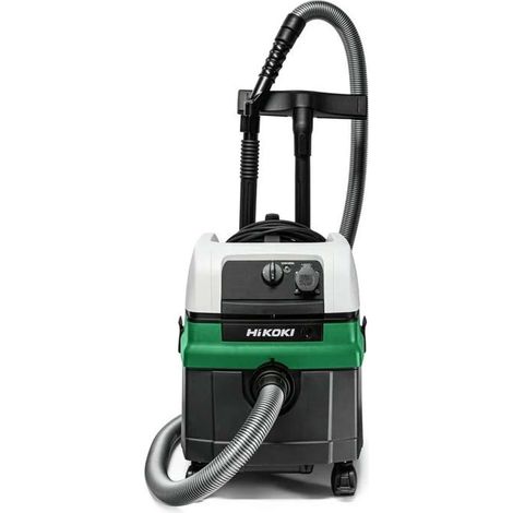 Aspirateur 1400W 4,38m3/min cuve 25L poussière et eau classe L 6 accessoires HIKOKI RP250YBLWAZ (1/2)