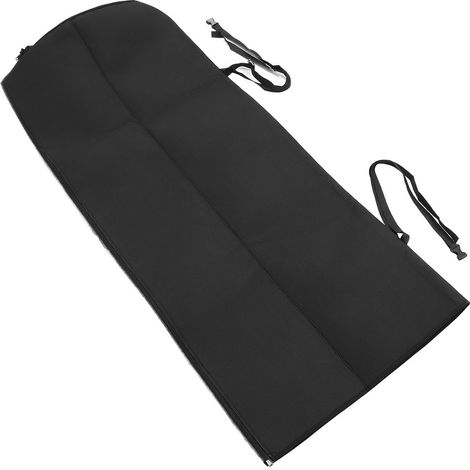Housse adoucisseur d'eau extérieur 600D Oxford imperméable zipper protection intempéries cuve filtre 33x137 cm noir (1/5)