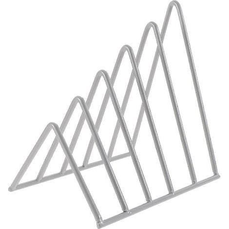 Étagère verticale pratique avec cadre en vinyle, idéale pour les étagères en fer. (1/5)