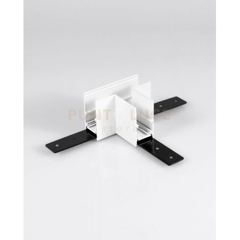 GIUNTO A "T" MECCANICO PER BINARIO 48V H5,4cm BIANCO