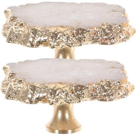Boutons Décoratifs pour Meubles en Cristal et Laiton, Lot de 2 (1/5)