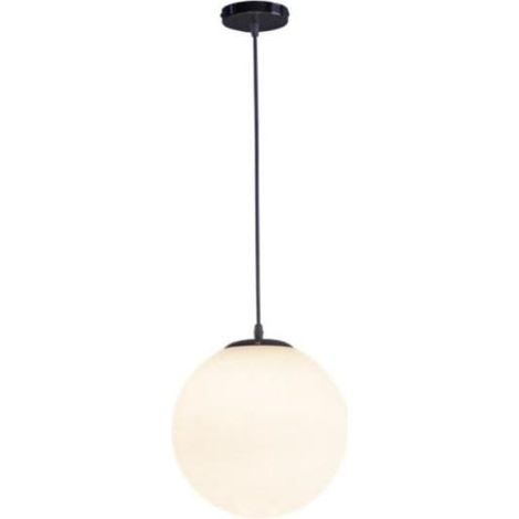 Suspension en verre blanc laiteux (sans ampoule, modèle dépoli 15 cm) (1/4)