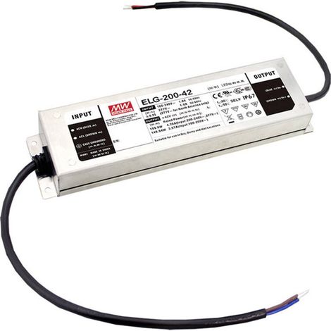Mean Well ELG-200-12AB-3Y Driver de LED à tension constante 192 W 8 - 16 A 11.2 - 12.8 V/DC fonction dimmeur 3 en 1, montage sur des surfaces inflamm Q923912 (1/2)