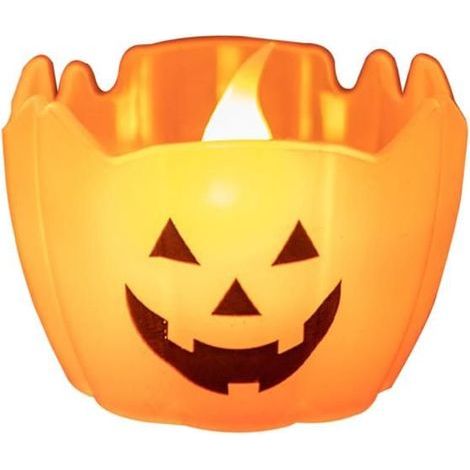 Flameless LED pumpkin light, a creative luminous decoration. (1/5)