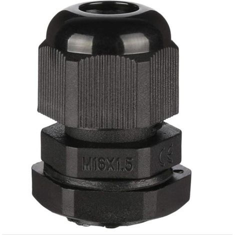 10Pcs M16 étanche IP68 Câble TRS Farce Gland contre écrou 4mm 8mm fil Dia (1/4)