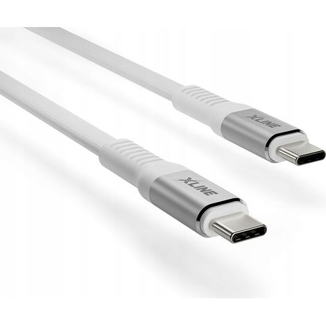 USB Typ C - USB Typ C Kabel 1 m weiß 1 Stück. (1/5)