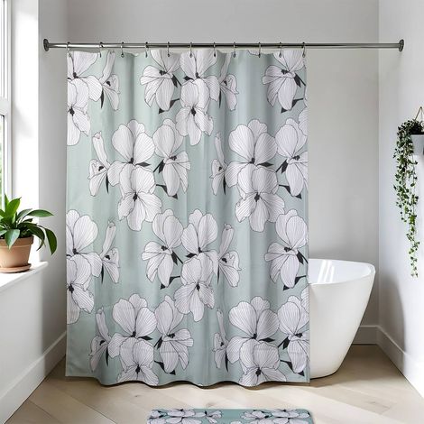 Tenda doccia peva 180x180 cm - ecrin verde - Tendance