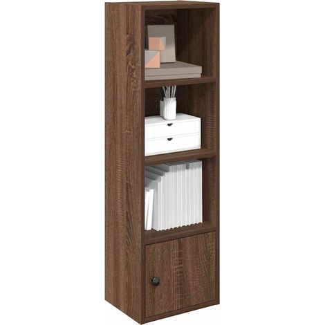 Bücherregal Braun Eichen-Optik 31x24x102 cm Holzwerkstoff
