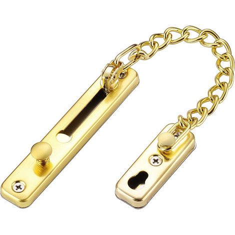 Einfache Sicherheitstürkette aus Edelstahl (gold) - AquaForge (1/4)