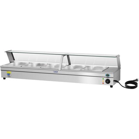 Bagnomaria 2.200 watt - 5 x GN - 1/2 - con rubinetto di scarico 140000560