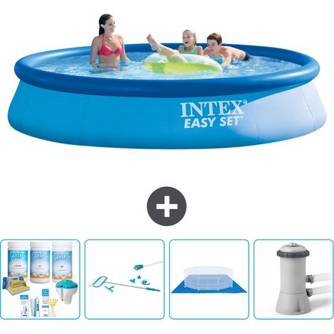 Intex Piscina Easy Set Rotonda - 396x84 cm - 7-pezzi S20898 (1/5)