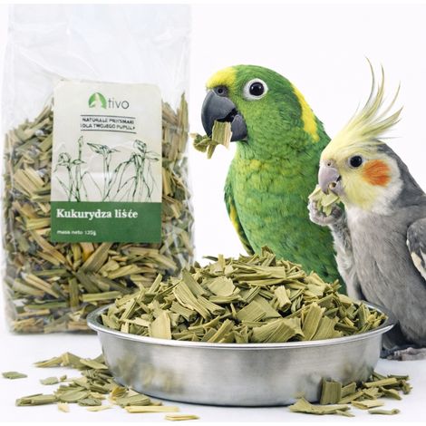Feuille de maïs pour tous les perroquets 120g (1/4)