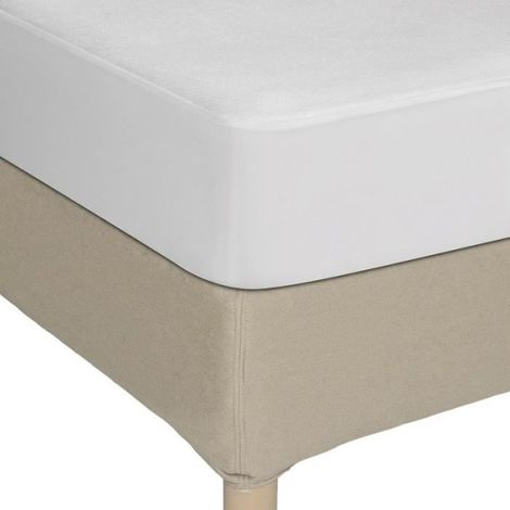 Protège matelas - Imperméable - 90 x 190 cm - Absorbant - Anti-acariens - Extensible jusqu'à 25 cm (1/2)