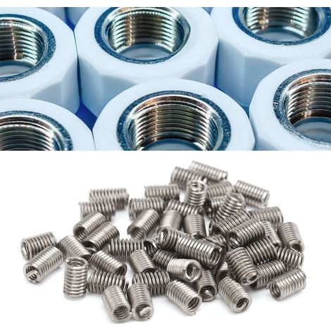 50 pièces de manchons de protection de filetage en acier standard américain 4-40 pour réparation de filetage 3D (1/5)