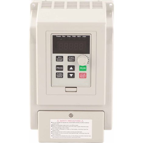 Variateur de fréquence (VFD), convertisseur universel 1,5 kW pour moteur triphasé