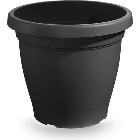 VASO 'VERONA' Ø cm 25x21h - colore antracite
