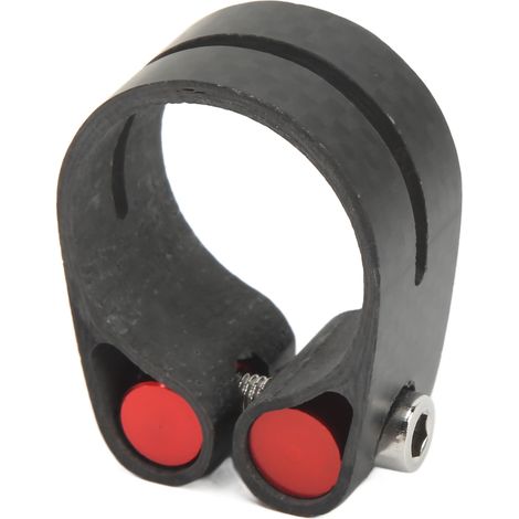 Sattelstützenklemme aus Carbonfaser, schwarz, für Rennräder/Mountainbikes, 27,2 mm / 1,07 Zoll (1/5)