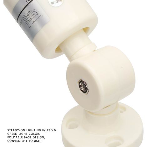24VDC Lampe d'alerte machine témoin LED signal de précaution éclairage permanent (1/5)