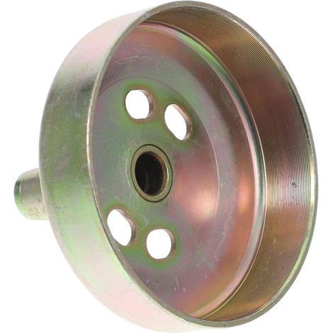 Tambour d'Embrayage Métallique pour Débroussailleuse et Tondeuse à Gazon, Accessoire de Remplacement pour Outil de Jardin, Compatible Moteurs Variés, Pignon Amélioré, Double (1/5)