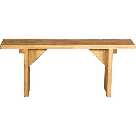 BANK AUS FESTEM HOLZ AUS NATÜRLICHEM TIGLIO-FINISH MADE IN ITALY (1/4)