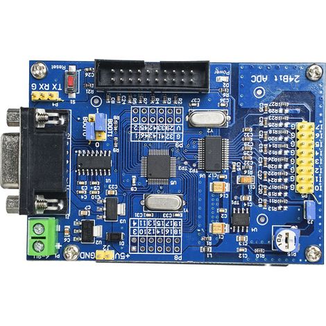Module d'acquisition haute précision ADS1256 24 bits AD, convertisseur analogique-numérique 24 bits, module AD STM32F103C8T6 (1/5)
