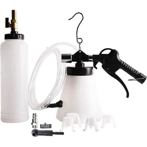 Kit Purgeur de Frein Voiture, Fluide Purgeur de Frein Outil air Pneumatique Voiture Huile Remplacement kit (1/4)