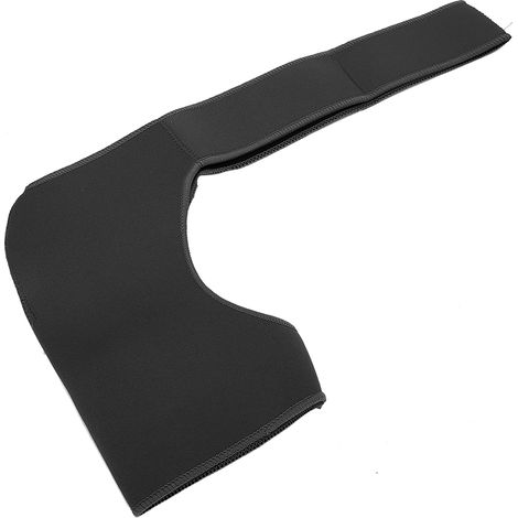Bandage de sport avec épaulière réglable, protection d'épaule droite, noir (1/5)