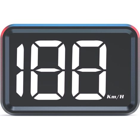Compteur de vitesse numérique à affichage tête haute, GPS KM/H, pour voitures et camions, Plug and Play, grand écran haute définition-Crezuo