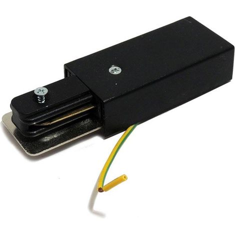 Connecteur de démarrage pour rail de surface monophasé - Noir