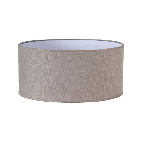 FABRILAMP - Happy E27 Paralume cilindrico Grigio Lino 40dx40dx21h - FAB 176334028