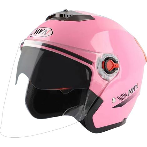 1 casque de moto universel, quatre saisons, écran solaire HD, compatible véhicule électrique (1/5)