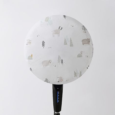 Housse Pour Ventilateur - Housse Antipoussière Et Imperméable Pour Ventilateur Vertical Circulaire - Gris - 1 Pièce (1/5)