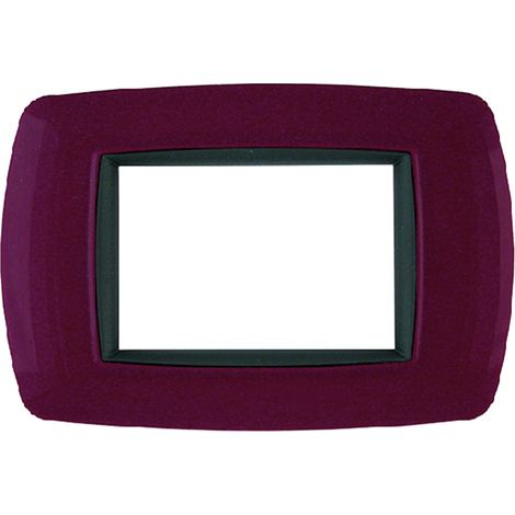 PLACCA COL. AMARANTO 'LIFE' 3 posti - 2983/AM  - FEB