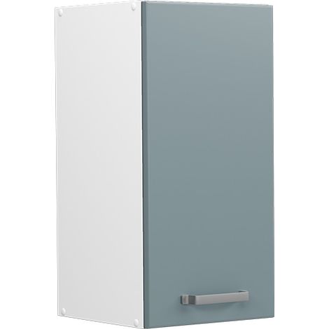 Pensile da cucina R-Line, Grigio-blu, 30 cm, Vicco