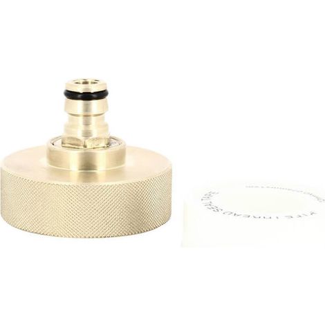 Raccord cuve eau S60X6 Laiton - Embout rapide