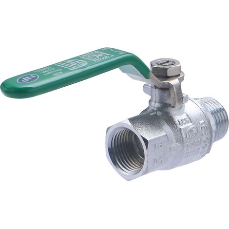 Vanne d'arrêt NF manette longue mâle femelle NOYON & THIEBAULT MF15x21 (1/2) (1/5)