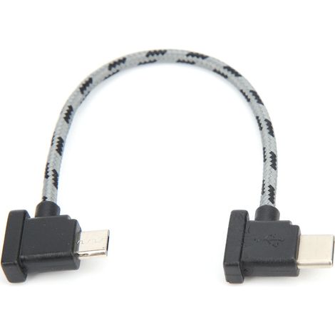 Câble de données USB-C vers Micro USB à angle droit pour DJI Mavic Air 2 / Mini 2 (1/5)