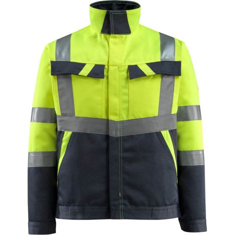 Veste de travail Safe Light Mascot Jaune / Marine L (1/2)