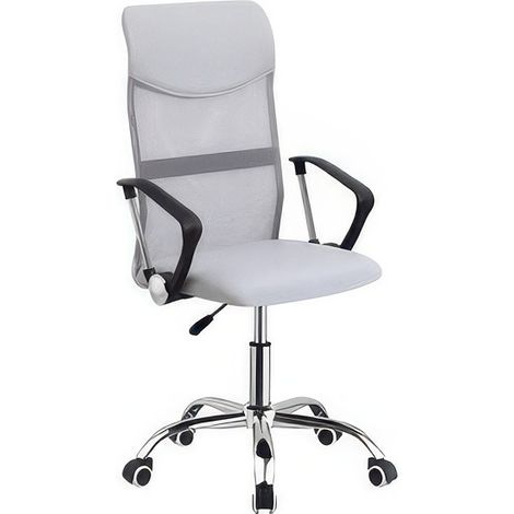 Poltrona Direzionale Classy Grigio con Braccioli e Pistone a Gas 60 x 65 x h 108-118 cm