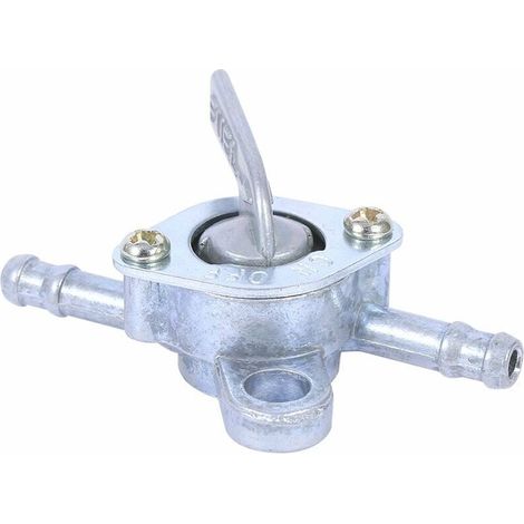 Robinet essence moto 8 mm, vanne carburant on/off ligne, compatible pit/dirt/quad (1/4)