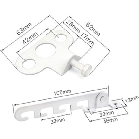 Lot de 2 blanc entrebâilleurs de fenêtre pour , fenêtre à battant, Entrebâilleur de fenêtre à battant, verrou anti-pincement