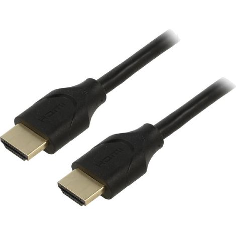 Cable HDCP 2.2 HDMI 2.1 male des deux cotes 0.5m noir
