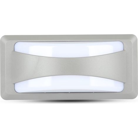 Applique ext. V-TAC VT-8058 12W 4000K IP65 gris 500lm (1/5)