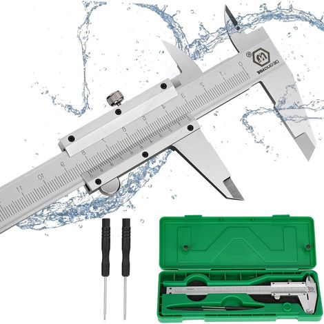 150-mm-Analog-Messschieber aus Edelstahl, Mikrometer-Messwerkzeug (1/5)