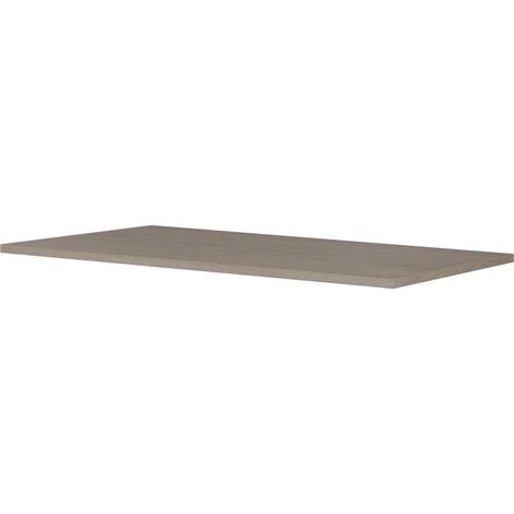 Piano per mobile da bagno, colore: Rovere Scuro, dimensioni: 180 x 45 x 1,6 cm (1/4)