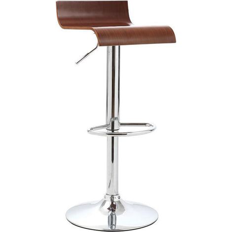 Barhocker / Küchenhocker aus Holz SURF v2 Farbe Wenge
