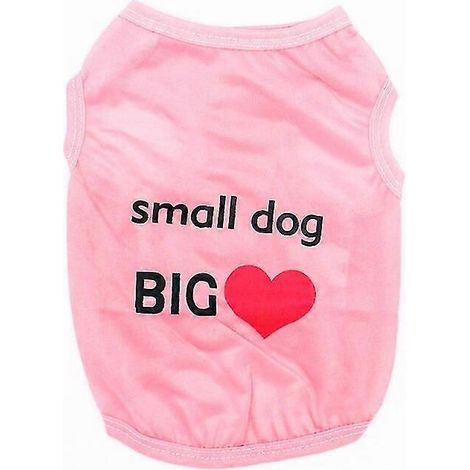 Ropa de verano para perros Camiseta para mascotas Lindo chaleco estampado para perros pequeños y medianos Accesorios Chaleco para cachorros y gatos Ropa de algodón Disfraces 22 (1/5)