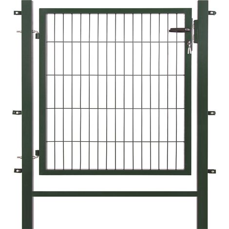 Easy-Zaun-Einzeltor comfort 1-flg. 1000 x 1000 mm grün