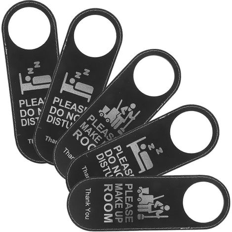 Panneau de porte double face « Veuillez faire votre chambre » (20 pièces) (1/5)