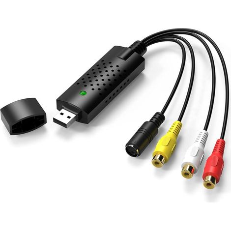 Il convertitore audio/video RCA USB 2.0 digitalizza e modifica video provenienti da qualsiasi sorgente.